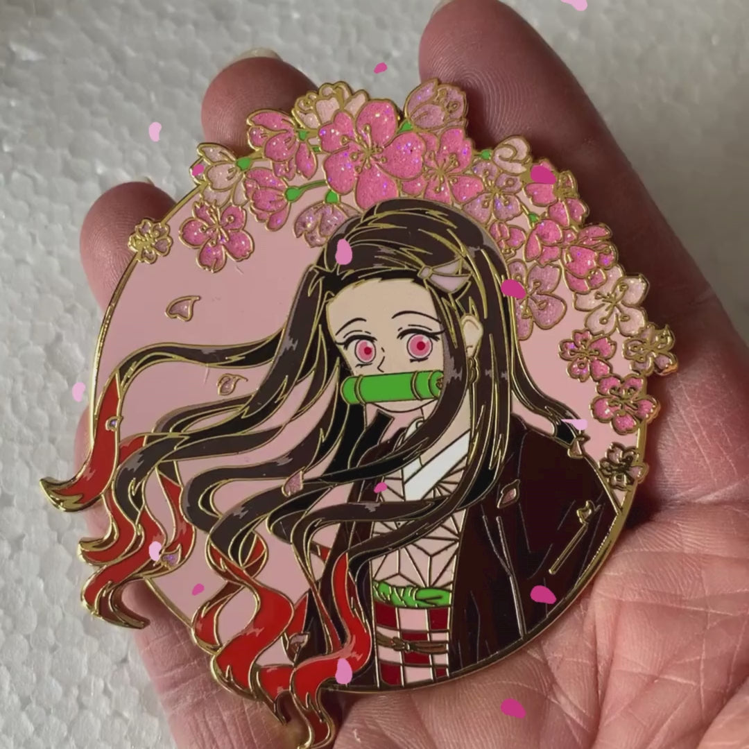 Demon Slayer Kamado Nezuko GM Jumbo Enamel Pin outlet